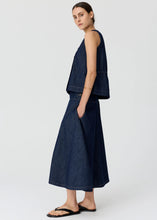 Load image into Gallery viewer, Anise Denim Skirt in Ink by POL