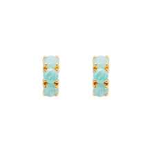 Load image into Gallery viewer, Amazonite Huggies by Fairley