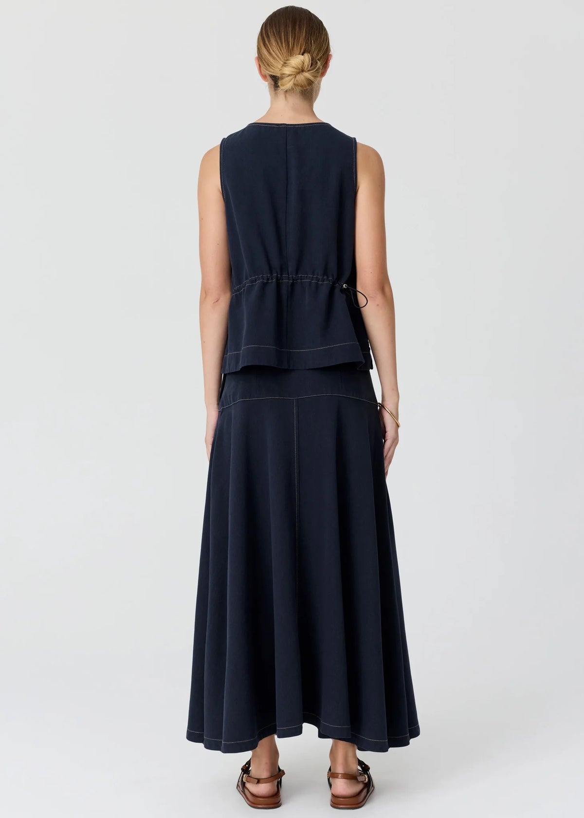Anise Denim Skirt in Ink by POL