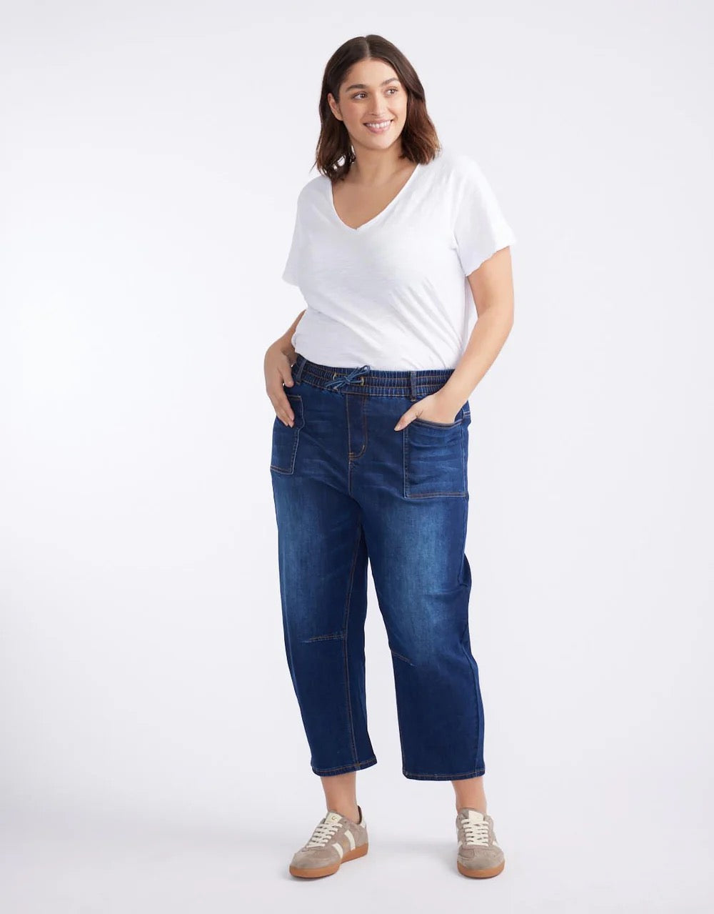 Leo Barrel Jean in Ink by Monaco Jeans