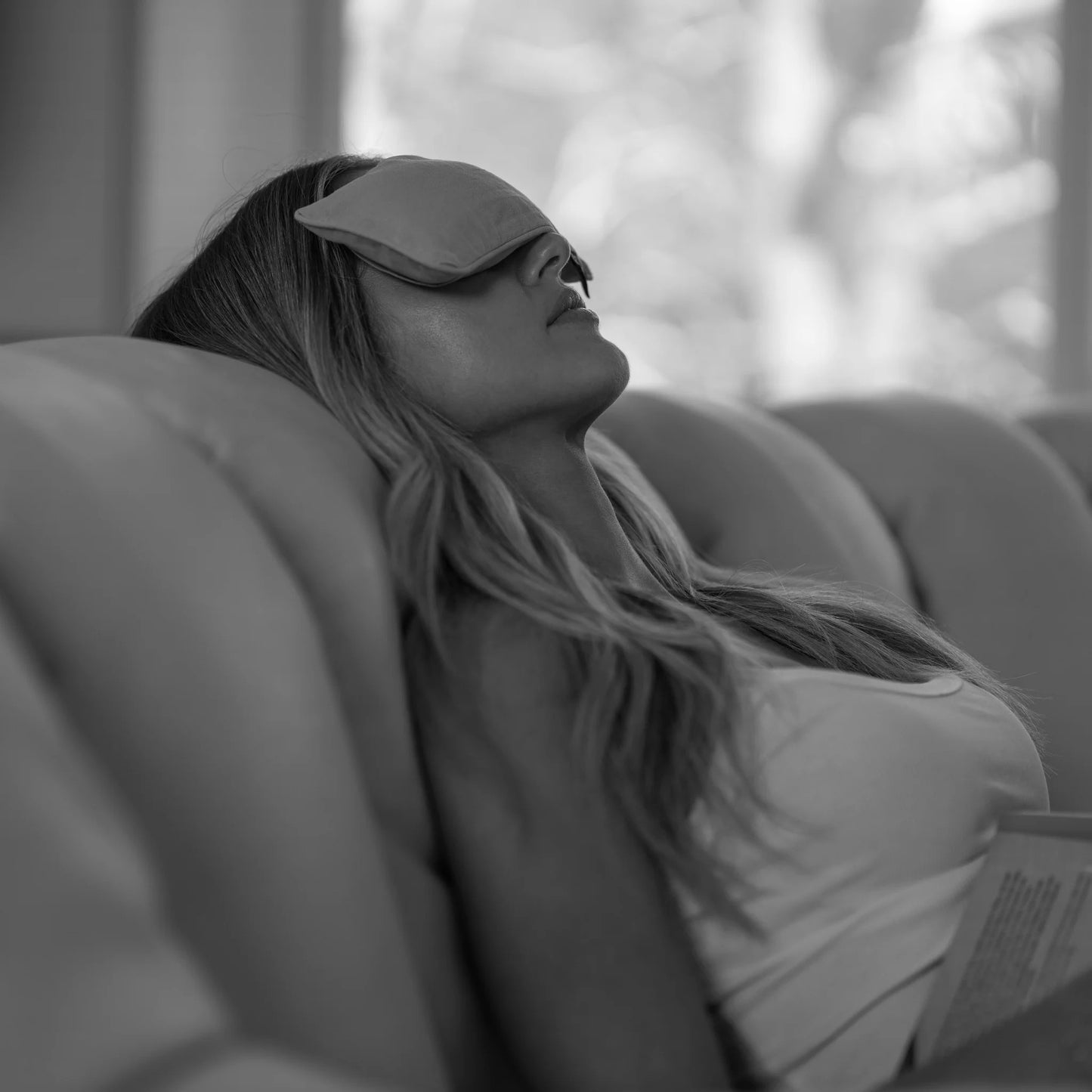 Aromatherapy Eye Pillow in Charcoal by Salus Body