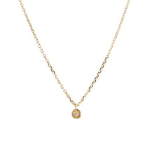 Load image into Gallery viewer, 14K Gold Diamond Starburst Necklace by Fairley