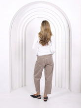 Load image into Gallery viewer, Leo Barrel Jean in Latte Cord by Monaco Jeans