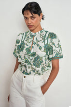 Load image into Gallery viewer, Charm Top in Garden Paisley by Zoe Kratzmann