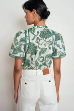 Load image into Gallery viewer, Charm Top in Garden Paisley by Zoe Kratzmann