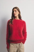 Load image into Gallery viewer, Adele Cashmere Crew in Flame by World of Nomads