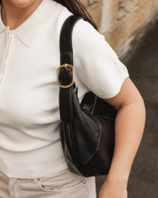 Load image into Gallery viewer, Cleo Shoulder Bag in Black by Louenhide