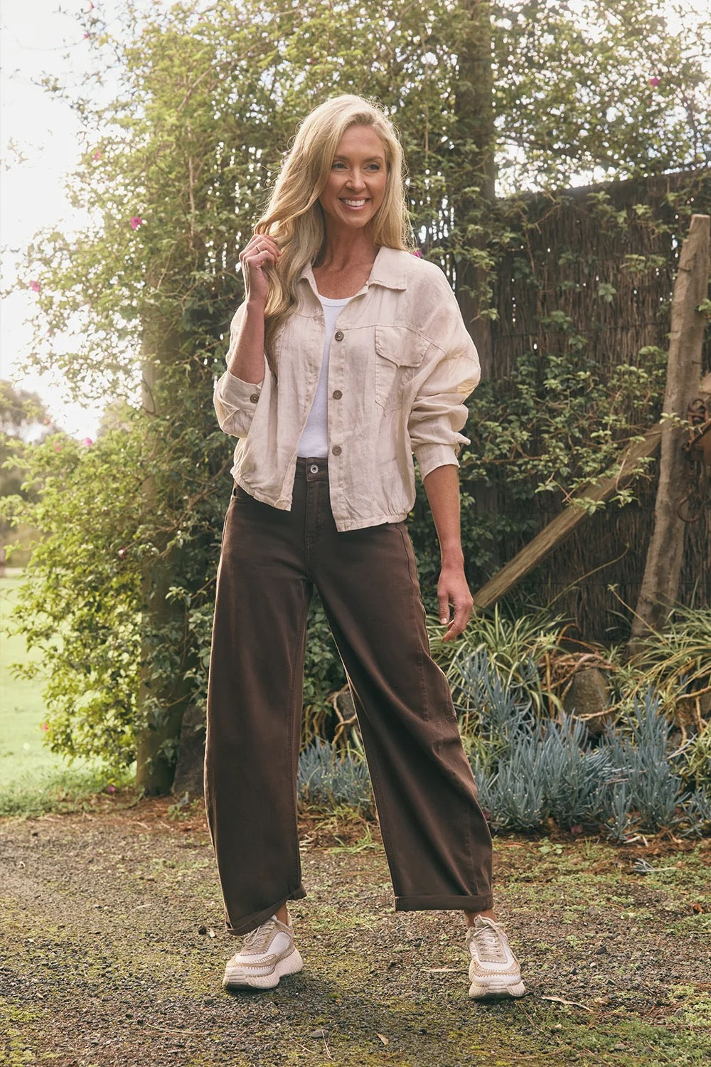 Idaho Barrel Jean in Mocha by Italian Star
