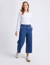 Load image into Gallery viewer, Izzy Wide Leg Jean in Dark Blue Wash by Elm