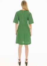 Load image into Gallery viewer, Orlo Drawcord Dress in Green by POL