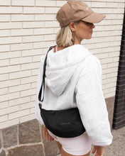 Load image into Gallery viewer, Sylvia Nylon Crossbody Bag in Black by Louenhide