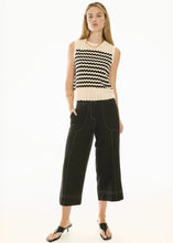 Load image into Gallery viewer, Oskar Cropped Pant in Black by POL