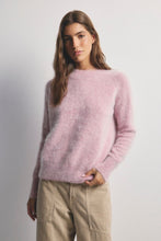 Load image into Gallery viewer, Adele Cashmere Crew in Petal Cloud by World of Nomads