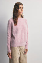 Load image into Gallery viewer, Adele Cashmere Crew in Petal Cloud by World of Nomads
