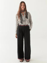 Load image into Gallery viewer, Cas Blouse in Blue Stripes by Maison Hotel