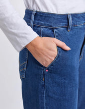 Load image into Gallery viewer, Izzy Wide Leg Jean in Dark Blue Wash by Elm