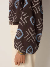 Load image into Gallery viewer, Omara Blouse in Stormy Blue by Maison Hotel