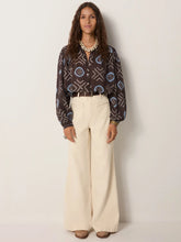 Load image into Gallery viewer, Omara Blouse in Stormy Blue by Maison Hotel