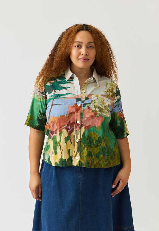 Summer Shirt in Palisades by Nancybird