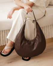 Load image into Gallery viewer, Billie Shoulder Bag in Chocolate by Louenhide