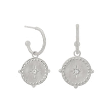 Load image into Gallery viewer, Small Hoop Earrings in Silver by Murkani