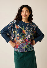Load image into Gallery viewer, Dahlia Batwing Sweat in Blossom Bouquet by Nancybird
