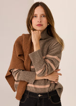 Load image into Gallery viewer, Astor Stripe Knit in Cedar/Blush by POL