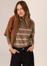 Load image into Gallery viewer, Astor Stripe Knit in Cedar/Blush by POL
