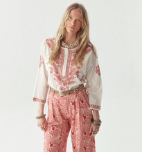 Load image into Gallery viewer, Shyla Blouse in Chickan Blossom by Maison Hotel