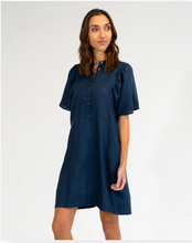 Load image into Gallery viewer, Ticino Navy Mini Dress by Elms + King