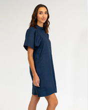 Load image into Gallery viewer, Ticino Navy Mini Dress by Elms + King