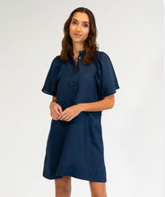 Load image into Gallery viewer, Ticino Navy Mini Dress by Elms + King