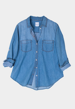 Load image into Gallery viewer, Denim Mid Wash Shirt by HUT
