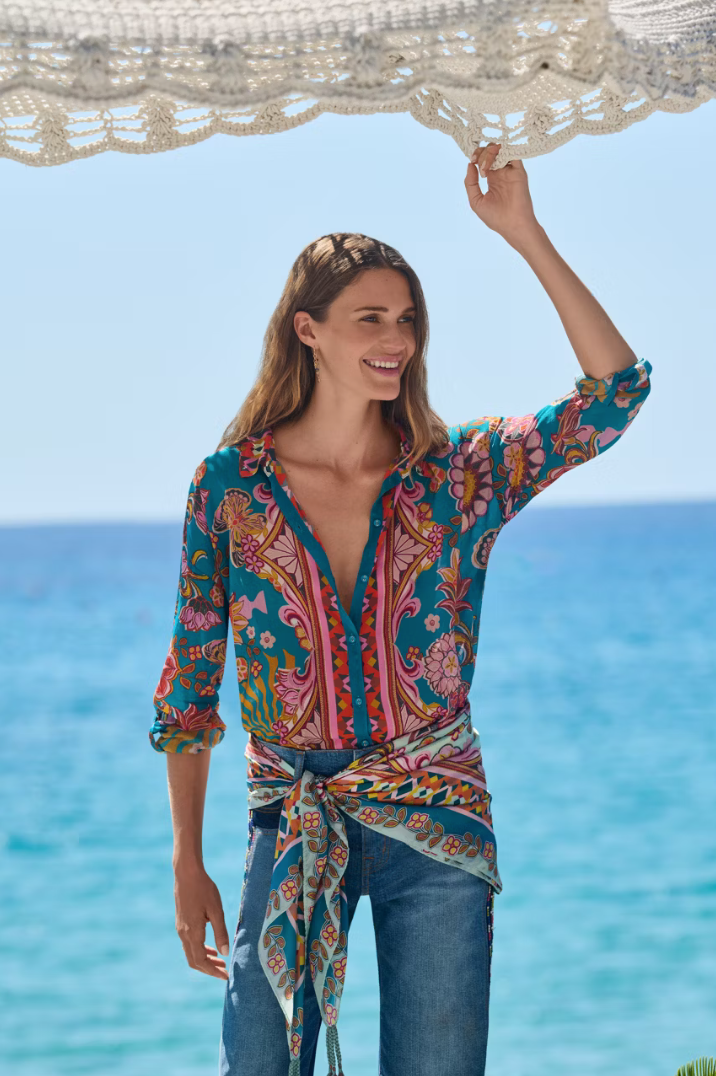 Audrey Blouse in Endora by Johnny Was