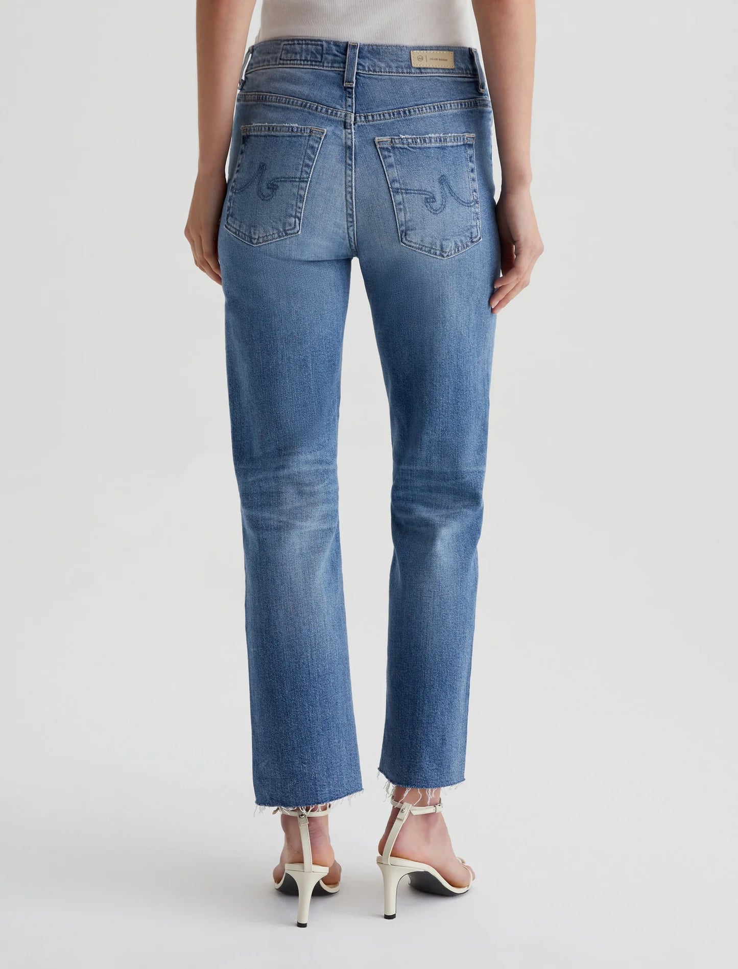Brinley Crop Jean by AG in 16 Years Postcard