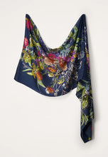 Load image into Gallery viewer, Wool Long Scarf in Blossom Bouquet by Nancybird

