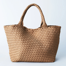 Load image into Gallery viewer, Large Capri Tote in Latte by Mon Milou
