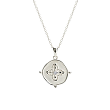 Load image into Gallery viewer, Sahara Medallion Necklace in Silver by Murkani