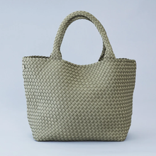 Load image into Gallery viewer, Large Capri Tote in Olive by Mon Milou
