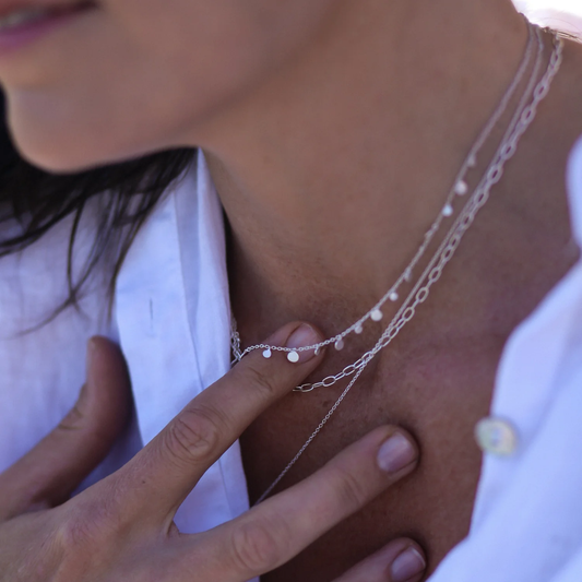 Coin Choker in Silver by Murkani