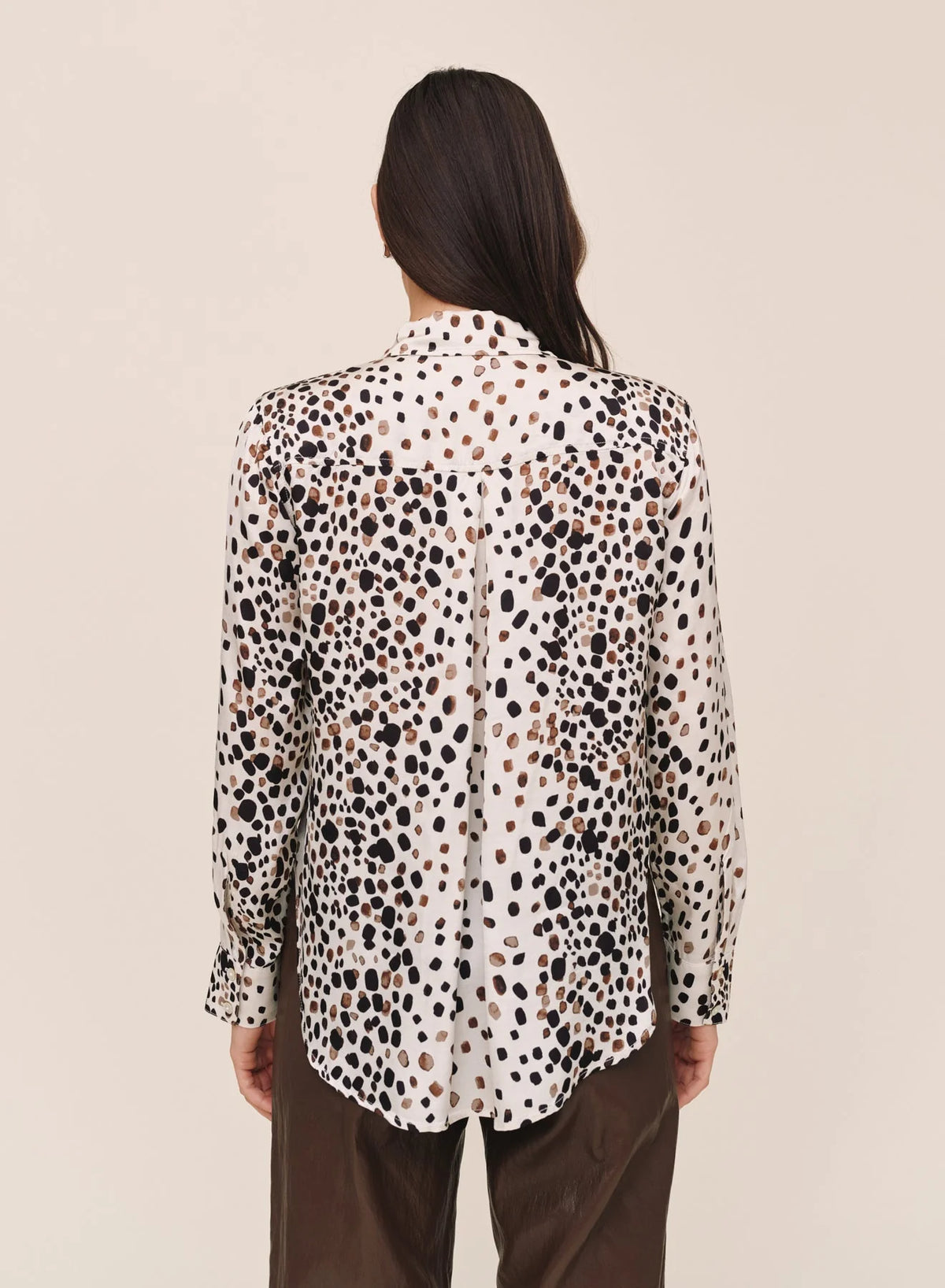 Clean Shirt in Painted Spots Print by Bella Dahl