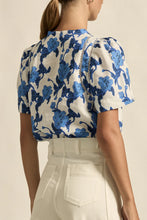 Load image into Gallery viewer, Recollect Top in Azure Bouquet by Zoe Kratzmann