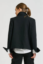 Load image into Gallery viewer, Hemming Scuba Jacket in Black by Shirty