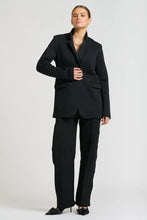 Load image into Gallery viewer, Iris Scuba Blazer in Black by Shirty