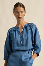 Load image into Gallery viewer, Tranquil Top in Shoreline by Zoe Kratzmann