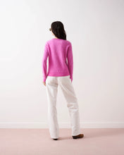 Load image into Gallery viewer, Cerena Brushed Cashmere Sweater in Lollipop by Absolut Cashmere
