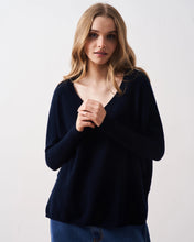 Load image into Gallery viewer, Camille Cashmere Knit in Navy by Absolut Cashmere
