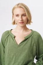 Load image into Gallery viewer, Kimberley Top in Moss Green by Kireina
