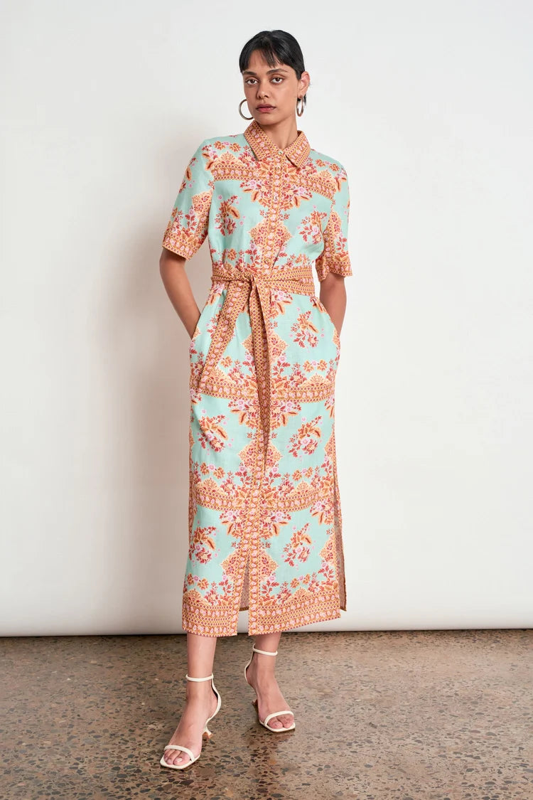 Instruct Dress in Spring Glow by Zoe Kratzmann