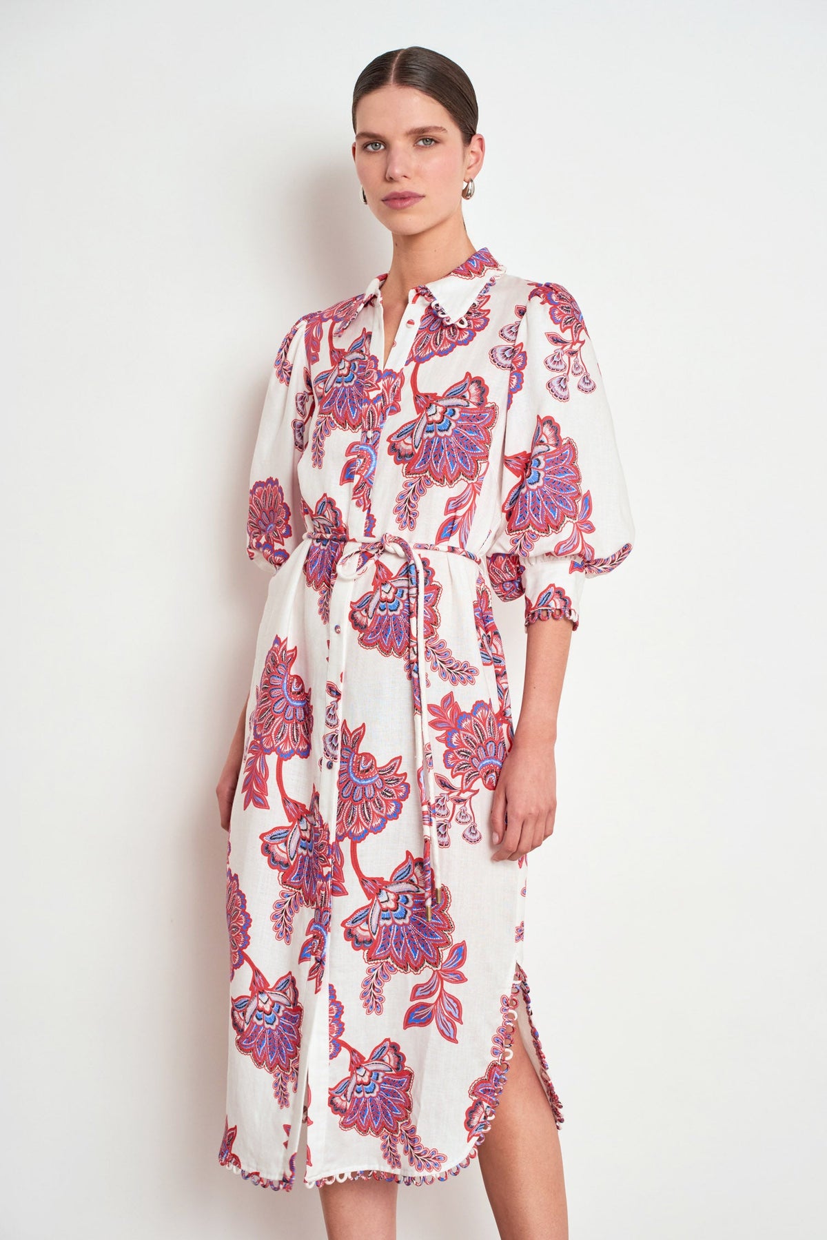 Heir Dress in Crimson Kgari by Zoe Kratzmann